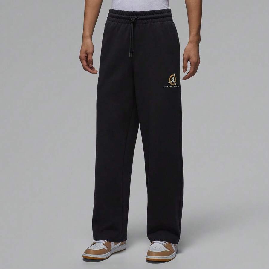 Jordan Men's AS DF SPRT HOOP PANT CNY Knit Pants IQ3954-010 - Black - View 1