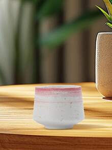 1pc Ceramic Coffee Cup, Hand Drip Coffee Sharing Cup, Latte Cup, Minimalist Single Set - Multicolor - View 5