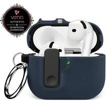 Vena For AirPods 4 Case Cover Dual Layer, With Auto Open Lock Compatible With AirPods Gen 4 4th Generation, Supports Wireless Charging, Blue - 藍色 - 查看 7