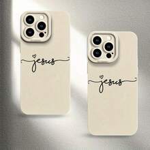 Funda de Teléfono con Impresión UV de Patrón de Líneas, Protección Completa de 360 Grados para iPhone 11 12 13 14 15 16 17 Pro Max XR X/ XS - Blanco - Ver 3