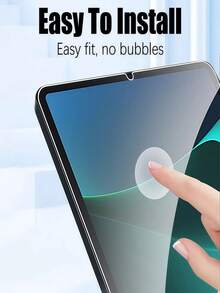 Bộ 2 miếng dán màn hình cường lực độ cứng 9H, chống nổ, chống trầy xước, phù hợp với các dòng máy 5/6/7/8/9/10/11 (2025/2024), Air 4/5 Pro 11", 12.9", 13", M3, M2, M4; Galaxy Tab S8/S9/S7/S10 FE Plus 12.4", S6 Lite; MatePad/Honor; Tablets - Trong sáng - Xem 10
