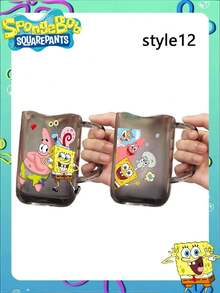 SpongeBob SquarePants 1 chiếc cốc súc miệng SpongeBob dày dặn, có thể dùng làm chậu rửa mặt, giá đựng bàn chải đánh răng, cốc súc miệng bằng nhựa, họa tiết hoạt hình, phù hợp cho cả nam và nữ, dễ thương khi đánh răng, vật trang trí tiệc tùng tuyệt vời cùng bạn bè, cũng là một món đồ trang trí tiệc xuất sắc. - Nhiều màu - Xem 15