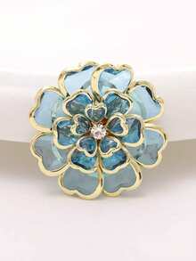 Estos gemelos con diseño floral irradian un ambiente de moda y elegancia. Los botones de camisa son un accesorio lujoso para reuniones de damas, un regalo perfecto para mujeres y una opción ideal para fiestas diarias y festivas. - Multicolor - Ver 9