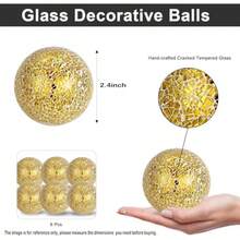 Fireplace Decorative Glass Balls - Gloden - View 2