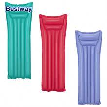 Bestway 44007 夏季三色可选成人充气游泳池漂浮垫，充气气垫游泳池漂浮垫，适用于泳池、河流和海洋 - 青碧色 - 查看 2