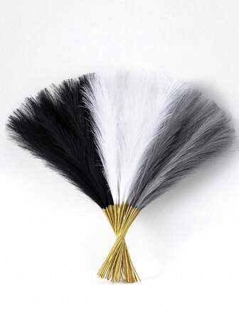 24 st konstgjorda kaveldunsrör, höga och fluffiga, konstgjorda blommor, dekorativt kaveldunsgräs, konstgjorda växter, bohemisk stildekor, lämplig för bröllopsfestdekoration, heminredning i vardagsrum och sovrum, vasfyllning, gör-det-själv-fotorekvisita, födelsedagspresenter