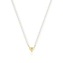 14K Gold/Silver-Plated Heart Shape Pendant Magnetic Necklace For Women Dainty Fashion Choker Necklace Jewelry Love Party Gift - F - Xem 9