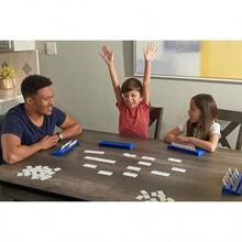 Pressman  - The Original Rummy Tile Game Exciting Family Game Of Strategy And Luck Promotes STEM Skills For Teens Adults 2-4 Players Ages 8+Easy To Get Started And Highly Interactive - 如圖所示 - 查看 3