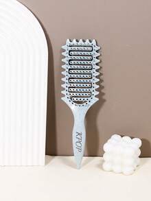 KPOP Curling Hair Brush - Hollow Comb With Nylon Bristles And ABS Handle, Suitable For All Hair Types, Creates Curly Hairstyles And Styling