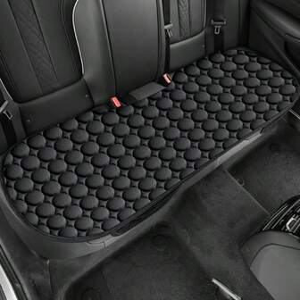 1 pièce, Coussin de siège de voiture, Confort d'été, Motif diamant en peluche papillon, Doux et confortable, Sans attache requise, Respirant, Banquette arrière 3 places, Sans dossier, Coussin de siège arrière toutes saisons, Convient aux berlines, monospaces, SUV, camions et camping-cars.