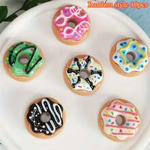 5/10pcs - Cute Mini Donut Fridge Magnets, Personalized For Kitchen And Office Whiteboards, Storage Cabinets, Dishwashers, Refrigerators, Kitchen Decor, Home Decor, Mother's Day Gift - Multicolor - View 12