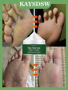 茶树油足霜，蕴含维生素E、芦荟和薄荷醇，滋养双足