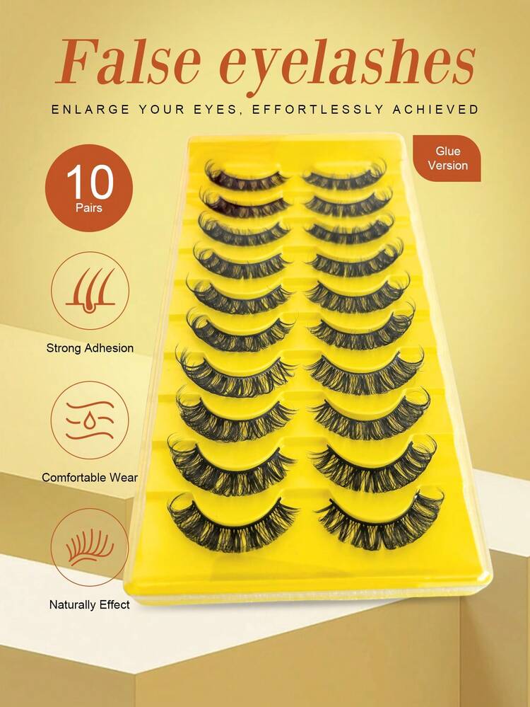 DD卷度俄式浓密假睫毛，高品质3D水貂毛睫毛，浓密蓬松，适合欧美跨境批发 - 俄羅斯條狀假睫毛 - 查看 9