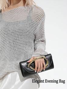 Retro Vintage Solid Color Clutch Wallet,[US-Based Shipping] All-Match Carry On Purse, Stylish PU Bag For Women, And For Wedding, Party, Prom, Dinner, Fashionable Clutch Bags For Woman,Glitter, Shiny, Luxury, Glamorous, Elegant, Exquisite Large Women Clutch Purse Evening Bag Prom Handbag With Detachable Chain For Wedding Velvet Elegant For Girls, Women, College Students, Rookies & White-Collar Workers For Party, Prom, Wedding, Party Bags,Perfect For Party Wedding Prom Dinner/Banquet Matching With Holiday Party Dress Evening Dress & Sequin Dress , New Year - 黑色 - 查看 10