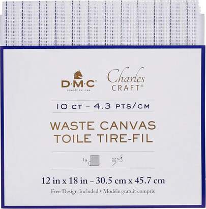 DMC CR9113 Waste Canvas, 12 By 18-Inch, 10 Count