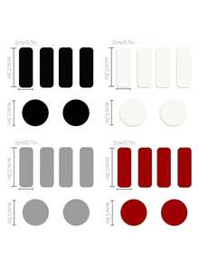 6片鞋垫修补贴，自粘式鞋跟保护贴，适用于运动鞋、高跟鞋，防止磨损和破洞，可水洗，不会损坏鞋子 - 2片/圓形+4片/長條 - 查看 3