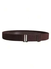 1/2 pezzi Cintura elastica invisibile da donna, cintura elastica trasparente intrecciata con fibbia piatta - Multicolore - Visualizzare 9