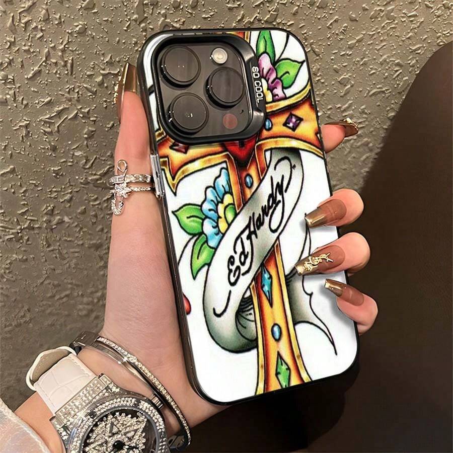 Funda para teléfono con temática de música country occidental de Morgan Wallens. Funda para teléfono compatible con 17 Pro Max, 17 Air, 16 Pro MAX, 15 Pro Max, 14 Pro, 13 Pro, 12 y 11. Funda personalizada para hombre y mujer. Excelentes regalos para novias, novios y familiares en Navidad y Halloween. - Negro - Ver 1