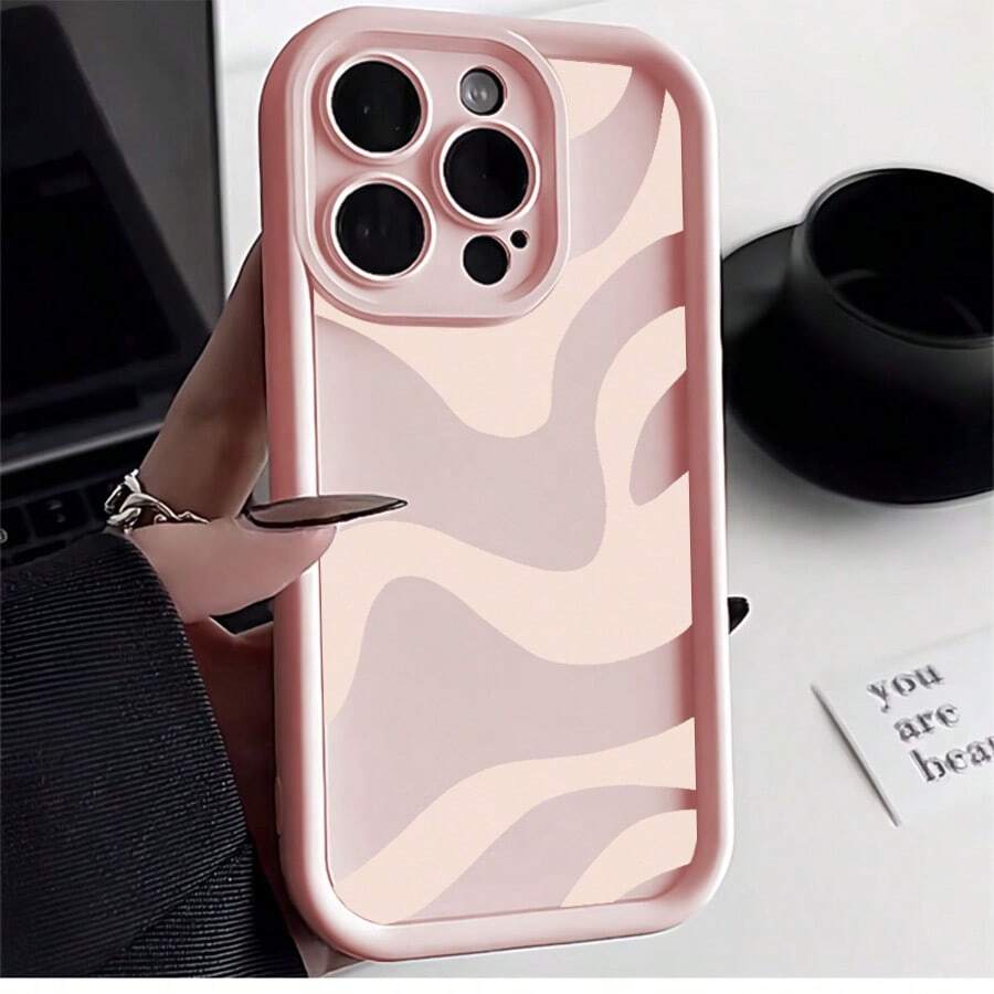 Protective Case With Flexible Contour, Drop Resistant. Case With Camera Protection. Case For Apple  13 14 15 11 12 16 17 Pro Max 17 Air 14 15 16 Plus XR, Galaxy A03 A04E A05S A10S A11 A12 A13 4G A14 A15 A20 A23 A32 A34 A35 A50S A30S A51 4G A52S 5G A54 A55 A71 4G A72 S20 S21 S23 FE S22 S23 Ultra S24 Plus M34 A07 A17 S25 EDGE, Redmi A2 A1 A3 8 9A 10C 12 5G 12C 11A 13 13C 14C, POCO C55 C65 X3 X4 X6 X7 PRO 5G M3 F3 F5 F6 F6 F7 PRO F7 Ultra Note 8 8 Pro 9 9s 9 Pro 10s 11s 4G 11 Pro 12 5G 12S 4G 12 Pro 5G 13 4G 13 Pro 4G 14 Pro 5g 14 5G 14 Pro 4g 5g K80PRO A5 11 12 Lite 14 15T Pro 15T 15 4G 15 Pro Plus MOTO E13 G04 4G G24 4G E14 G14 G22 G30 G10 G20 G34 G53 G54 G84 Edge 60 PRO 5G Infinix 50s VIVO 5G REALME C71 UV Custom Printing Minimalist Anti-Scratch Case Perfect Fit P15085 - 粉色 - 查看 1