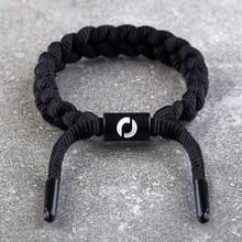 'Adjustable Paracord Bracelet Made of Durable Waterproof Rope Stylish Accessory For Men 7 colors Fits Any 6-8.5'' Wrist Size' - 1negro - Ver 2