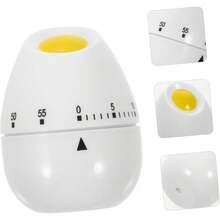 2 Piezas Temporizador Contador regresivo Administrador de de Cocina Egg Timer cronómetro de Huevo el plastico - 2 - Ver 6