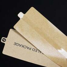 200/150/100张自粘封口贴纸，长方形，一次性封口标签，用于安全包装和邮寄礼物，为情人节和生日礼物增添仪式感。