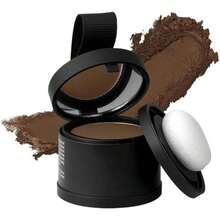 Hairline Shadow Polvo Para Rayitas, Polvo para Retocar Raíces, Corrector Para Las Raíces Del Cabello, Para Cubrir Las Sombras Para El Cabello, Uso Para Rellenar El Debilitado (Negro) - Marrón claro-Talla única - Ver 1