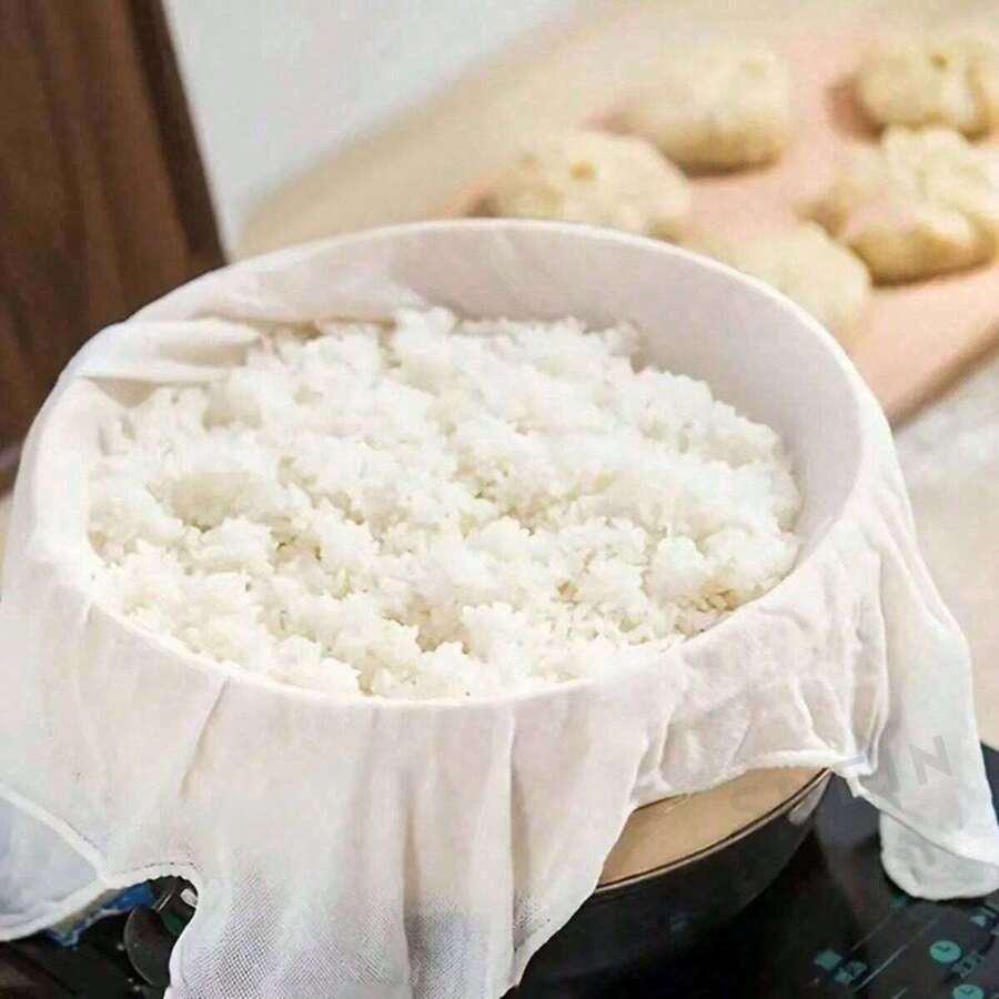 1件装纱布，豆袋布，过滤布，豆浆过滤布，豆腐布，厨房用布，纱布，蒸包饺子布，厨房用品，公寓必备，返校用品，情人节，复活节