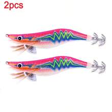 HENGJIA 1pc Glow-In-The-Dark Squid Jig, 13.4cm, 21.2g, Suitable For Squid, Octopus, Cuttlefish And Other Sea Fishing