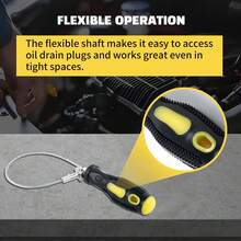Powerful Magnetic Oil Drain Plug Remover | Heat-Resistant Oil Filter And Oil Pan Wrench | Universal For SUVs, Trucks, And RVs | The Ultimate Tool For Removing Automatic Oil Drain Bolts | Essential Car Tool: Car Accessories, Women's Car Gear, Truck Accessories, Car Essentials-A Labor-Saving Tool For Easy Maintenan - Multicolor - View 6