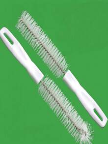 Cepillo de mango largo multifuncional, cepillo de limpieza doméstico, adecuado para botellas, cristalería, copas de vino, elemento esencial de limpieza de cocina - Multicolor - Ver 1