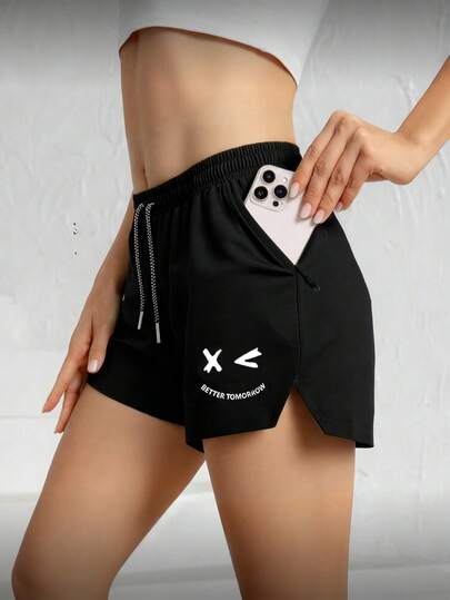 女士运动短裤一件装，多种颜色可选，女士跑步运动短裤，适合夏季户外穿着，速干透气休闲短裤