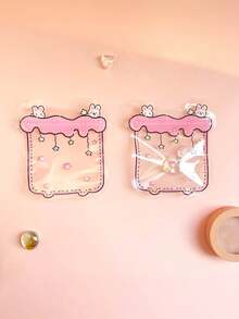 50/100个可爱卡通拉链袋 - 独特的密封设计，适合存放零食、糖果、礼品和珠宝。多种形状和可爱的卡通图案可供选择。彩色塑料袋，派对礼品和创意包装。可爱的糖果礼品袋，可重复密封的零食和糖果袋。 - 彩色 - 查看 7