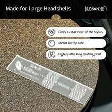 Hudson Hi-Fi Protractores y VTA Mirrored v2 Protractor - Negrooplateado - Ver 3