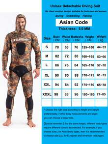 HISEA 5mm Thick Neoprene Diving Suit, Unisex Warm Wetsuit, Women's Separate Style Cold-Proof Fishing Suit, Men's All-Season Warm Snorkeling Swimwear Set - Maroon - View 14