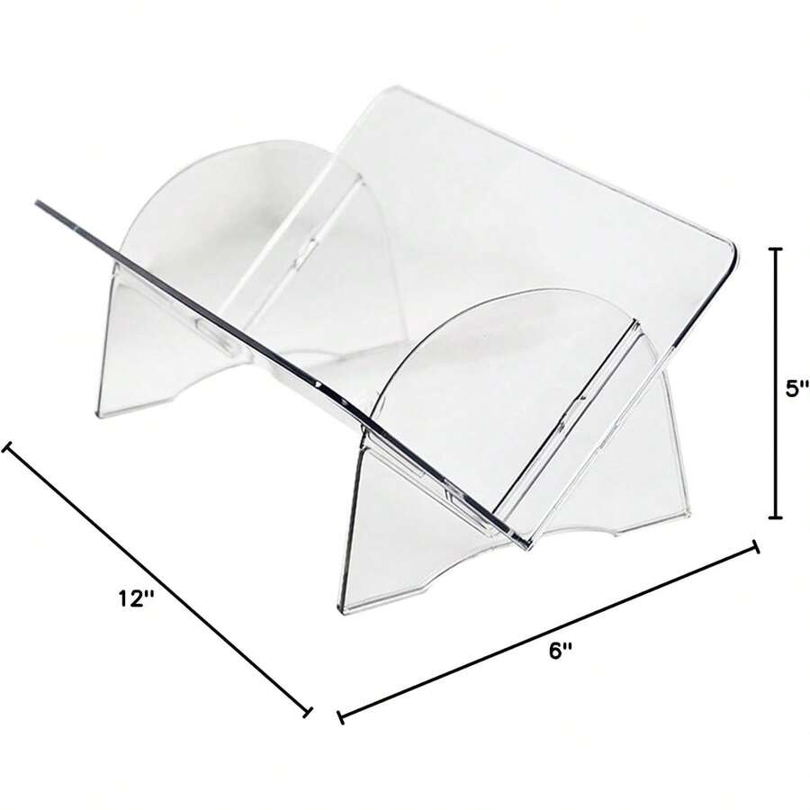 1pc Transparent Plastic CD Storage Box, DVD Rack, CD Holder, Holds Up To 48 CDs - Multicolor - View 1