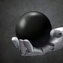 Fashionable Christmas Gift, Vintage 8-Ball Fortune Teller, Answers Blow With The Wind, Novelty Toy Interesting Gift, Mysterious Black Ball, Flip To Get The Answer - Multicolor - View 7