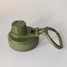 Stainless Steel Thermal Bottle With Handle For Gym Use, 350ml/600ml/800ml/1000ml/1200ml, 26 Pieces. - quân sự xanh - Xem 3