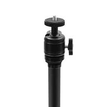 Adjustable Projector Stand With 360° Rotation, 23.62"-47.24" Height, Stable Carbon Steel Base, Easy Setup For Home Theater, Office, And Classroom Use, Black - Black - View 11