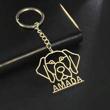 定制钥匙扣，时尚镂空设计，可个性化定制姓名/字母，嘻哈风格，无编织工艺，非常适合挂在车钥匙、包包上，也是情人节、圣诞节、生日送给亲朋好友的理想礼物。 - 款式36 - 查看 7