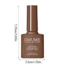 7.5ml Caramel Brown Gel Nail Polish No.010, Warm Toffee Chestnut, Fall Earth Tone Varnish - Camel - View 10