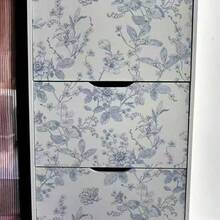 Retro Floral Pattern Self-Adhesive Contact Paper - Removable, Waterproof Peel And Stick Wallpaper For A Chic Home Transformation,Suitable For Bedroom, Living Room, Dining Room, Porch, Fireplace Home Decoration, Cabinet, Dressing Table, Cabinet, Bookcase, Furniture Renovation And Transformation DIY