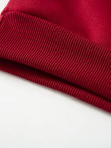 Women's Y2K Chinese New Year 2026 Sweater - Year Of The Horse Zodiac Sign Pullover, Lunar New Year Outfit, Round Neck Sweaters Suitable For All-Season Comfort & Horse Year Gifts Heart Print Crew Neck Sweatshirt,Ladies Casual Crew Neck Pullover,Ladies Cozy Valentine's Day Loungewear Crew Neck Sweatshirt - 赤紅 - 查看 4