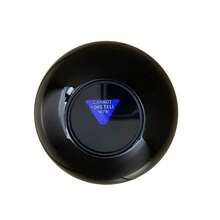 Fashionable Christmas Gift, Vintage 8-Ball Fortune Teller, Answers Blow With The Wind, Novelty Toy Interesting Gift, Mysterious Black Ball, Flip To Get The Answer - Multicolor - View 5