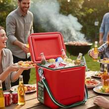 XGQCN ielera portátil TK 10L Ideal para   o aje Mantiene bidas frías asta 4 Capacidad 14 latas Diseño Reente Cpacto y con Correa Ajustable