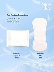 Niceday 155mm, 100pcs Super Soft Sanitary Napkins, Daily Pads, Ultra-Thin Menstrual Pads, Super Breathable Period Care Pads, Absorb Heavy Flow, Keep Intimate Area Dry And Itch-Free - 155mm (100pcs/5packs) - View 4