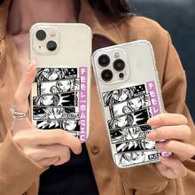 Sweet Cartoon Creative Black-White Comic Winx Clubs Phone Case Compatible With IPhone 16 15 14 13 12 11 Pro Max Mini XR XS X 7 8 Plus, Transparent Magnetic Shockproof Soft TPU Back Cover Device Security, Phone Accessories, Cartoon Style, Durable Case, Lightweight Material, Smooth Surface, Smartphone Accessories, For Anime Fans, For IPhone Owners - 無色 - 查看 5