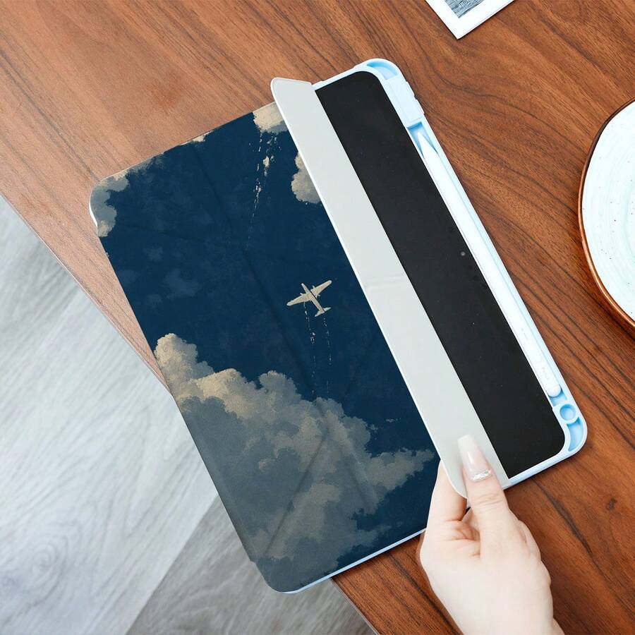 Y型折叠支架，高清UV印刷，360°旋转iPad保护套，适用于iPad 11（2025款）、iPad Air 11/13（2025款M3）、iPad Air（M2）（11/13英寸）、iPad Air 4/5/6（10.9英寸）、iPad Pro（11英寸）、iPad Pro（12.9英寸）、iPad（10.2英寸）、iPad（第九代/第十代）、iPad 10.9/Air 5/Air 4（10.9英寸）、iPad Pro（2018款，11英寸）、iPad Pro（20/21/22款，11英寸）、iPad Air（2024款，11英寸）、iPad Air 6/Air 7（2025款，11英寸）等。 - 彩色 - 查看 1