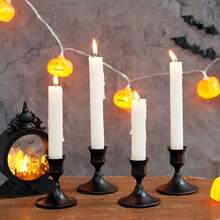 3/6/12/36pcs Metal Candle Holders - Elegant Tapered Candle Stands For Dinner, Wedding, Anniversary, Home & Hotel Decor - Multipurpose Party & Home Themed Installations, Ideal Dining Table Centerpiece And Gift - Candles Not Included - 彩色 - 查看 6