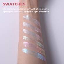 YOUNG VISION 1pc Holographic Triangular Liquid Eyeshadow, Pearlescent Glitter Highlighter, Face & Body Glitter Highlighter For Cosplay, Christmas, Halloween - Multicolor - View 13
